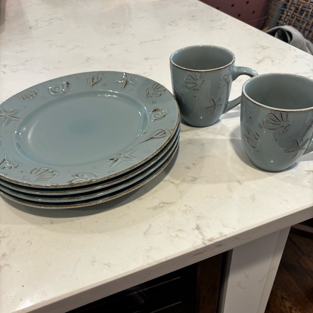 Thompson Seafoam Ceramic Dinnerware Set